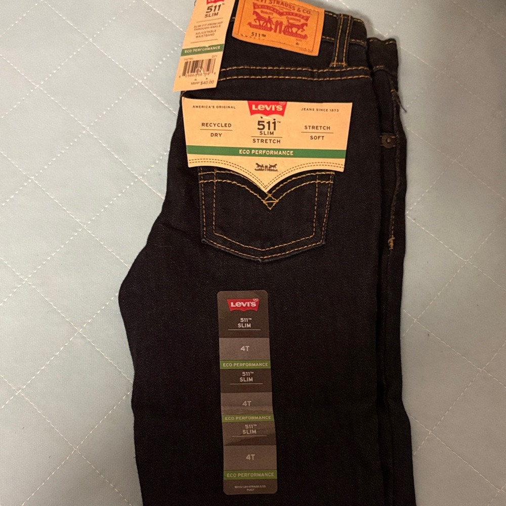 Levi's Men's Eco Performance Slim Jeans - Deep Indigo
